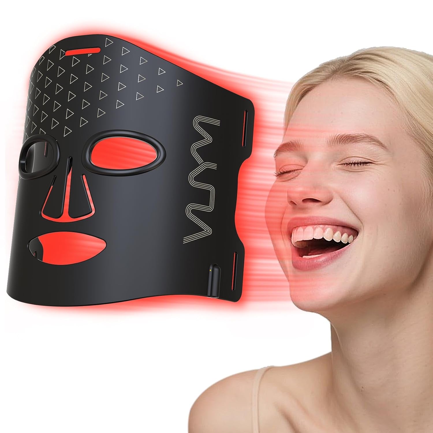 Pro Rejuvenating LED Mask – Red & Infrared Light Therapy for Firm, Radiant, Wrinkle-Free Skin
