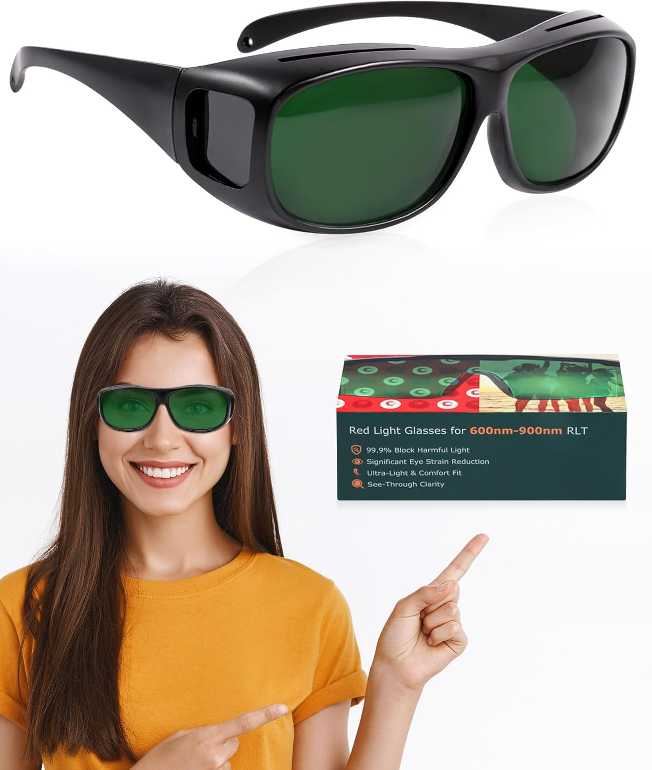 Superior Eye Protection for Infrared & LED Light Sessions