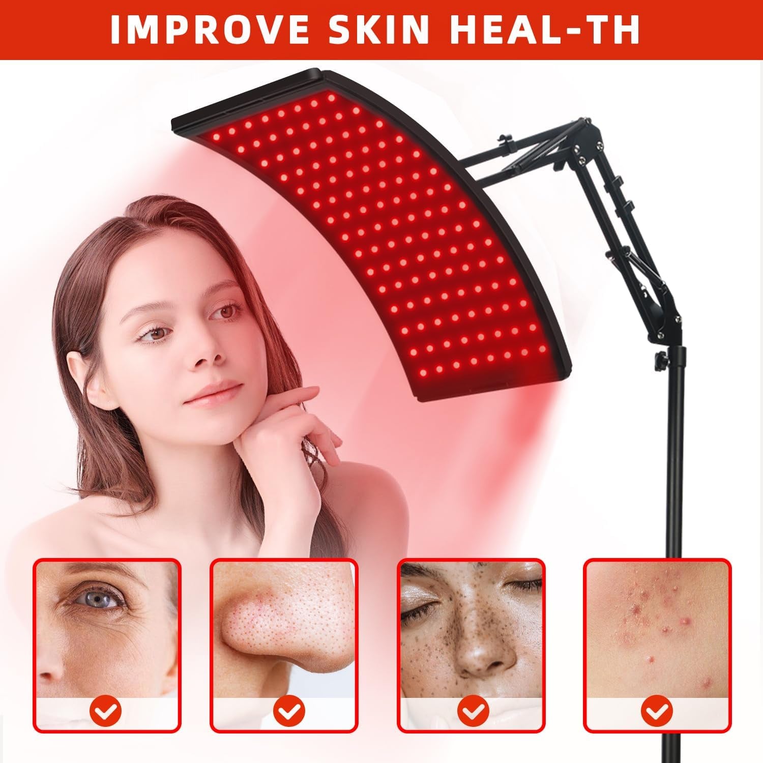  Red Infrared Light Therapy Lamp