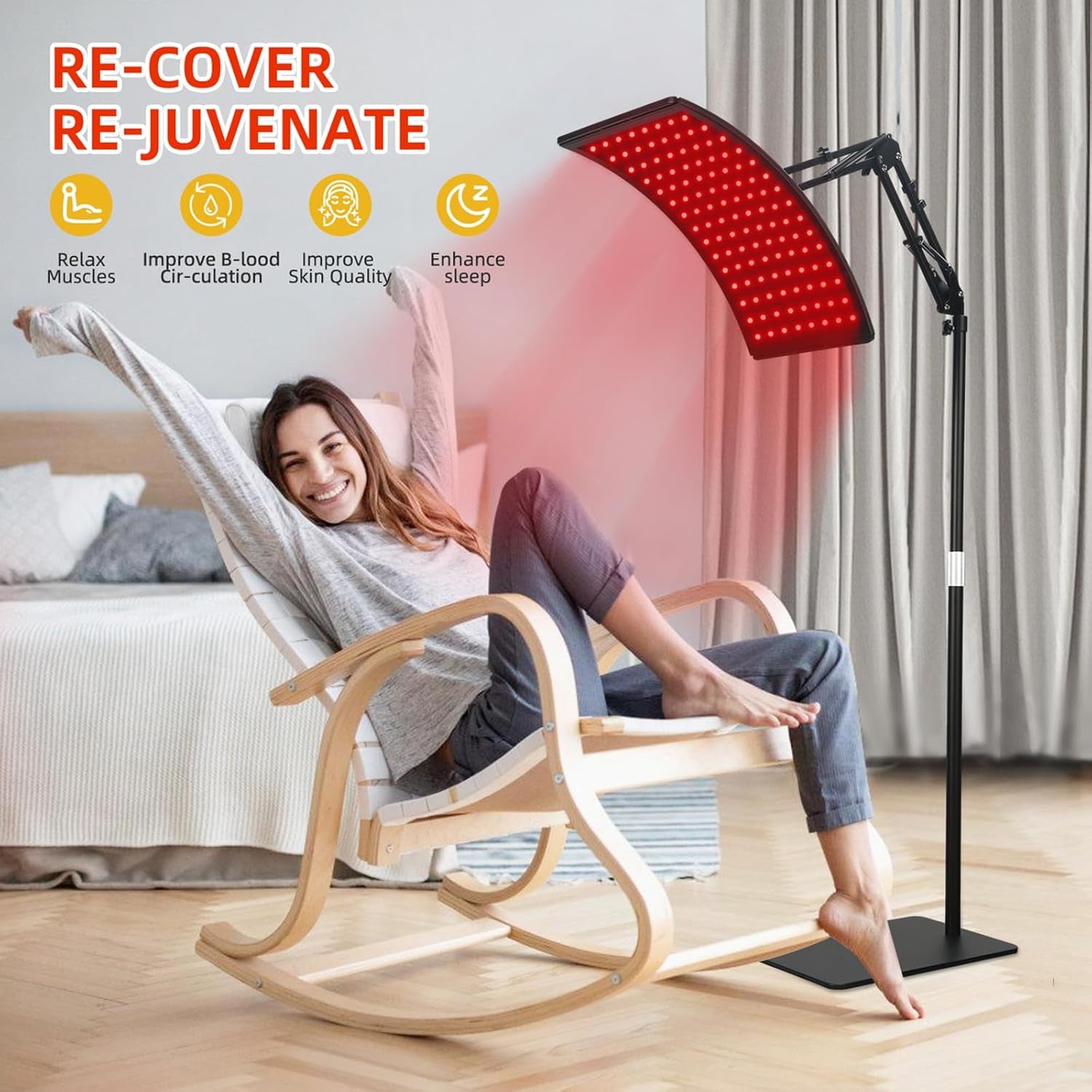  Red Infrared Light Therapy Lamp